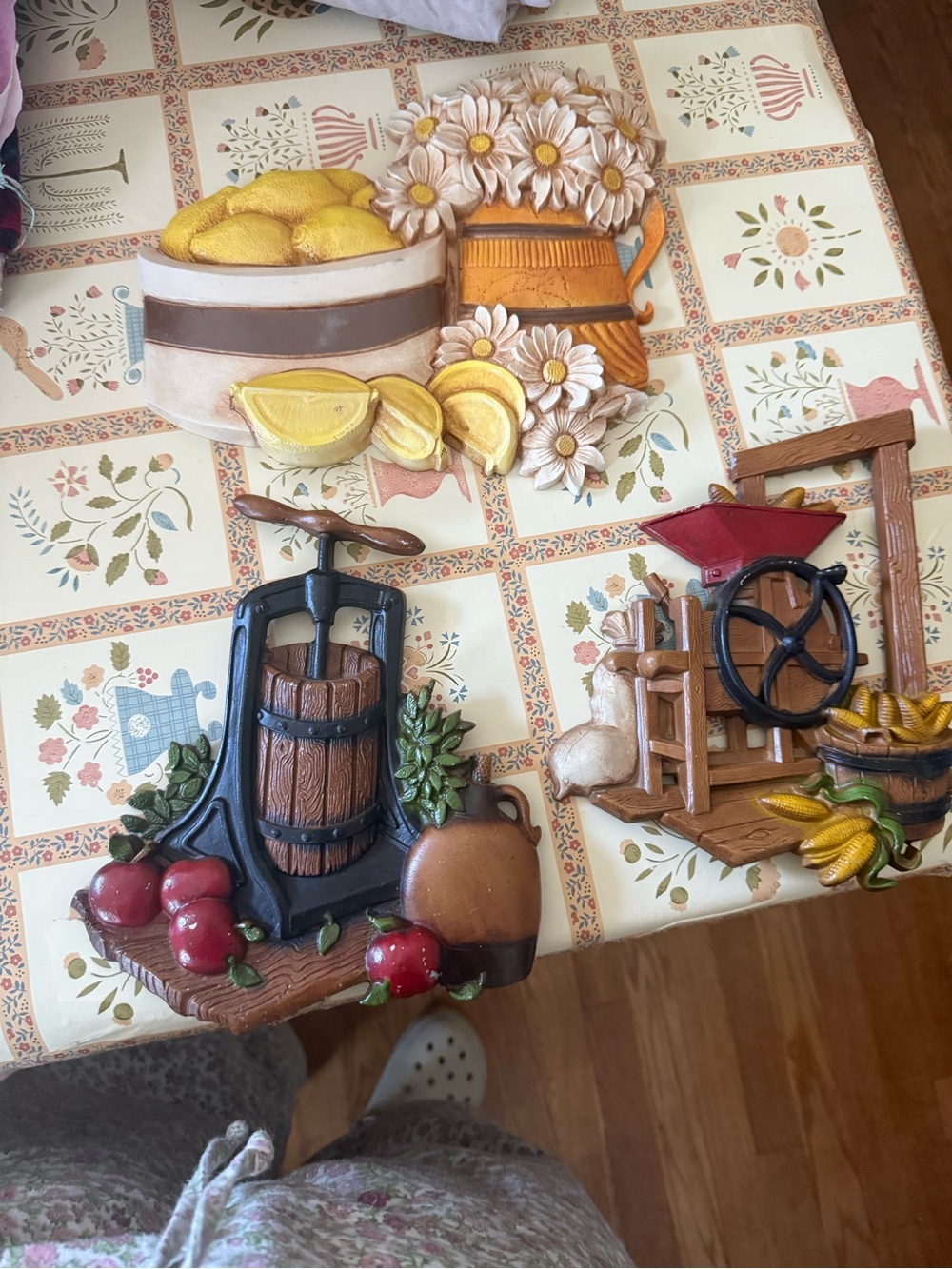 Set of 3 Vintage Homco Fall Wall Decor